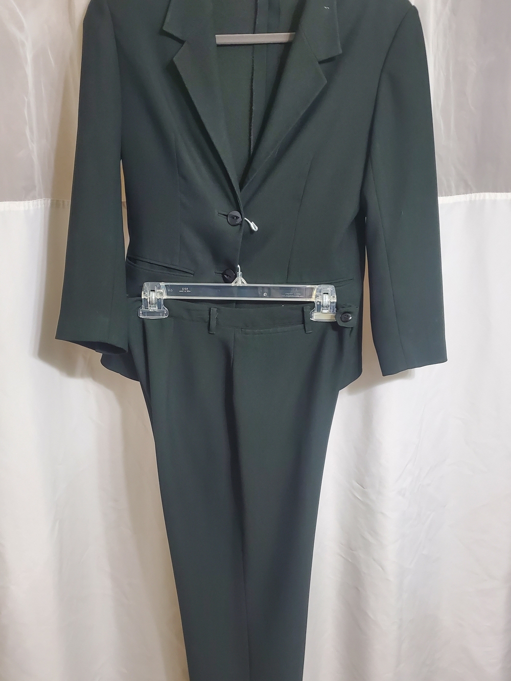 Women's Dark Green Two-Piece Suit Jacket & Trousers